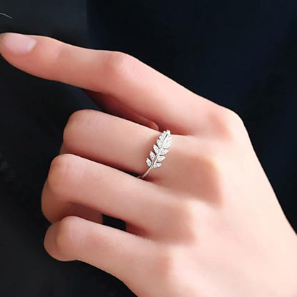 Hug Silver Ring For Women I AM Enough Love Adjustable Finger Rings For Women Girls Love Gifts Women's Jewellery Rings Combo