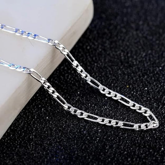 Chain for Men, Luxury Pure Titanium Steel Chain | Silver Stainless Steel Chain | Necklace Jewellery for Men & Boys