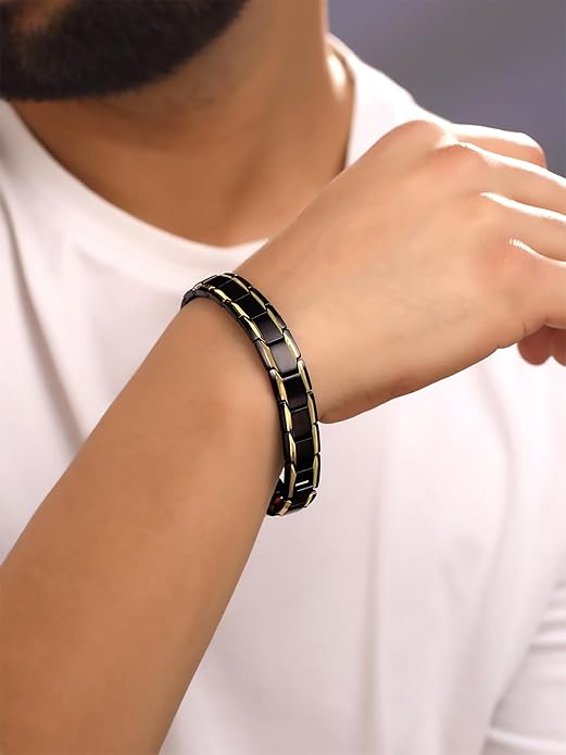 Bracelets for Men and Boys Fashion Bracelet for Men |Silver Toned Durable Stainless Steel Chain Bracelet for Men | Birthday Gift for Men and Boys Anniversary Gift for Husband